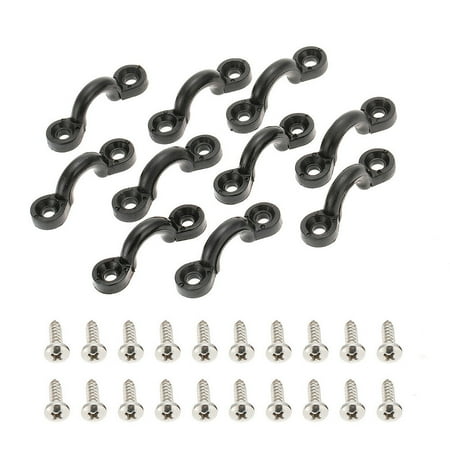 10pcs Kayak Canoe Rigging Bungee Deck Loop Pad Eyes 6pcs J Lashing Hooks 10pcs Kayak Canoe Rigging Bungee Deck Loop Pad Eyes 6pcs J Lashing Hooks
